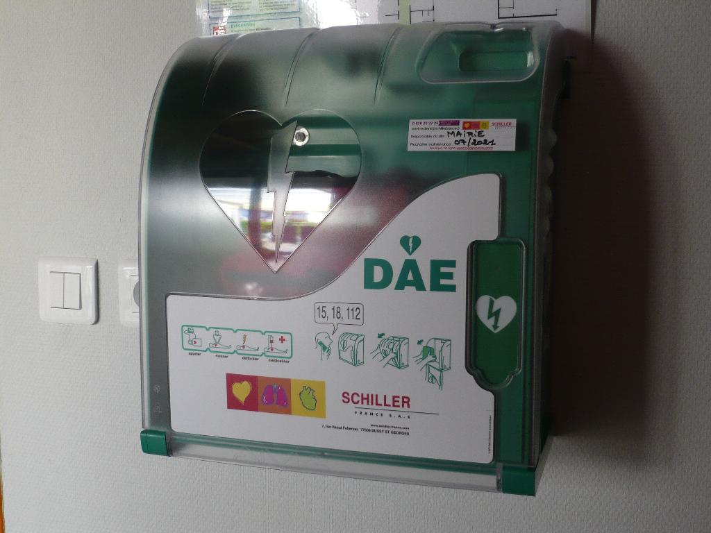 Photo du défibrillateur